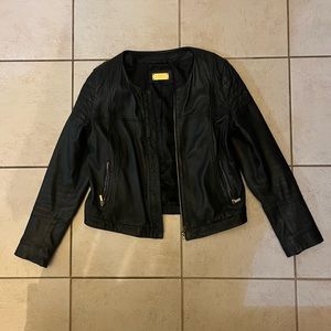 Women's Black Leather Jacket